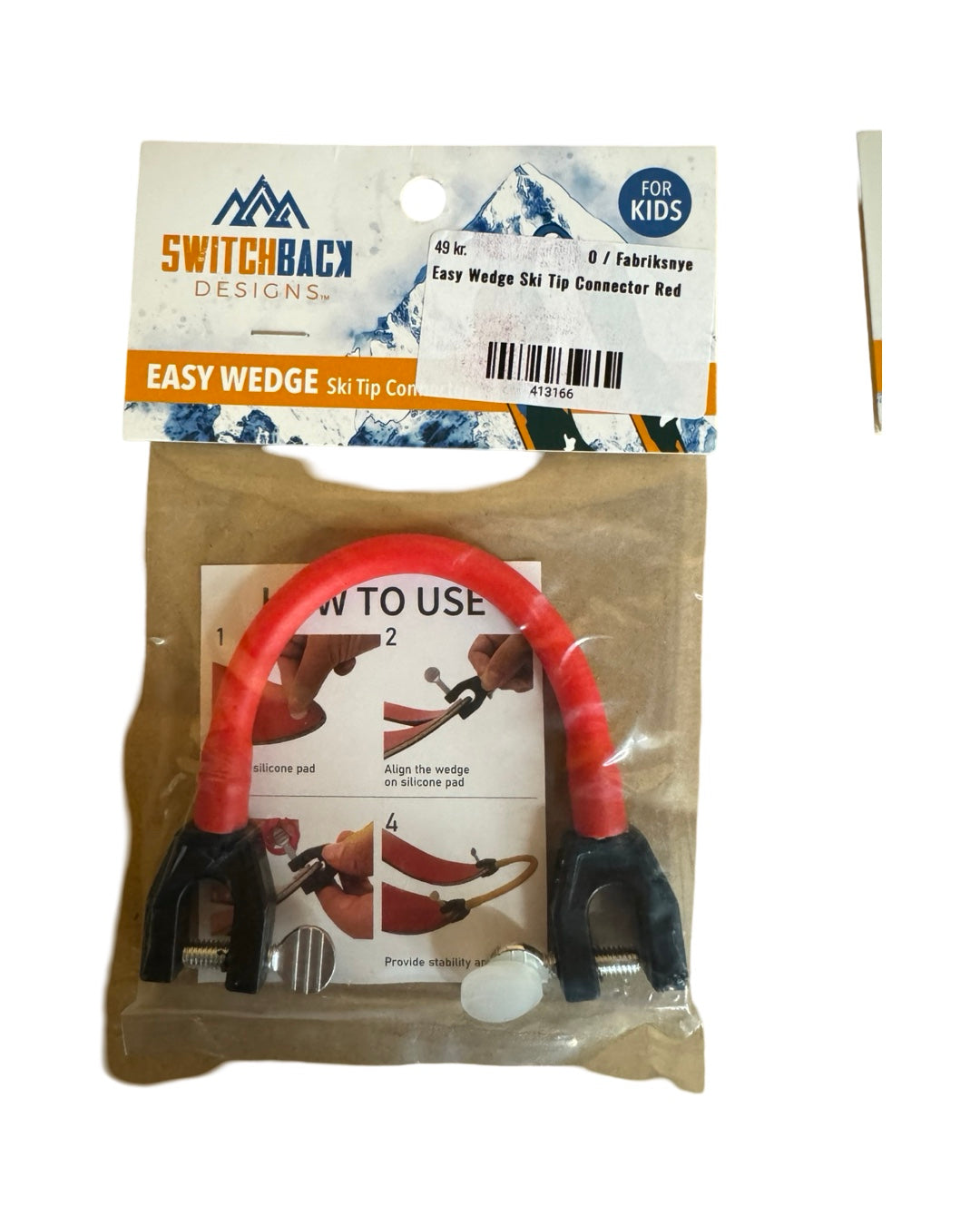 Easy Wedge Ski Tip Connector Röd