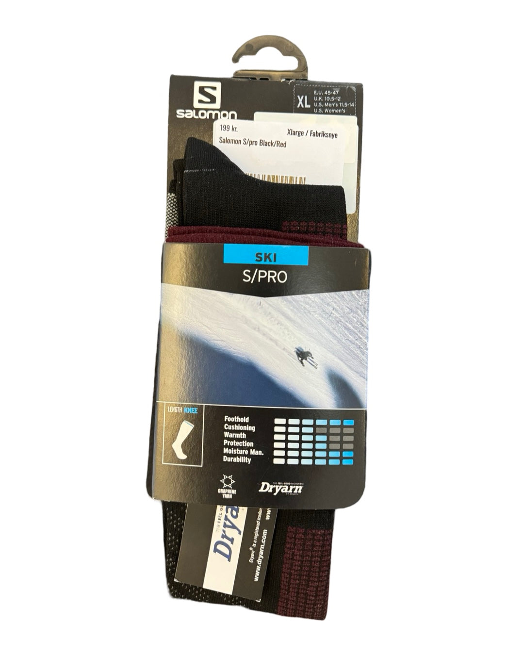 Salomon S/pro Svart/Röd